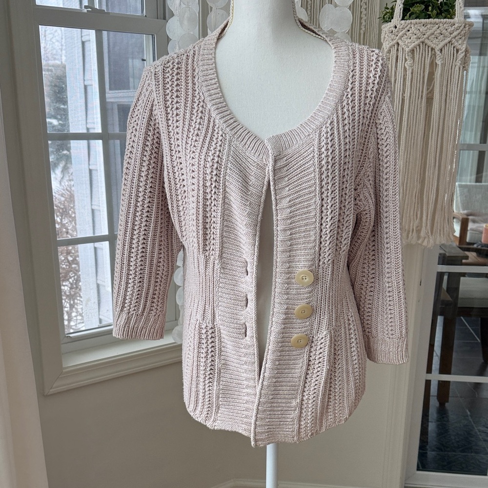 Eddie Bauer Cotton Women's Knit Cardigan Sweater